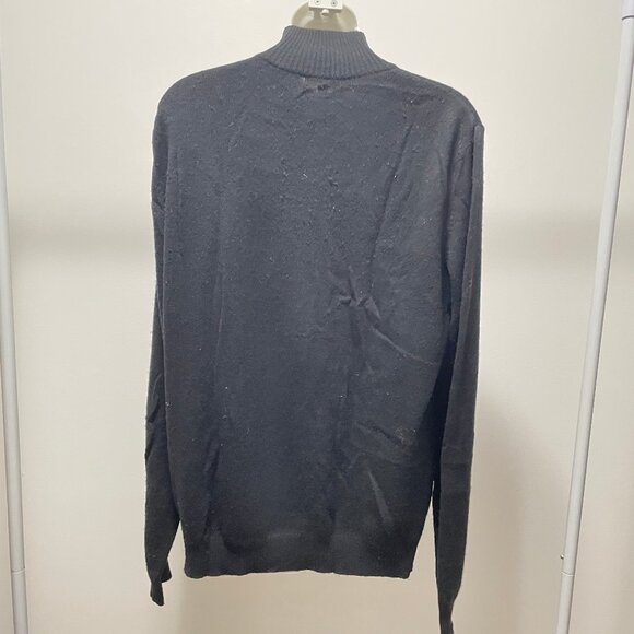 Black cashmere men sweater - Picture 2 of 7